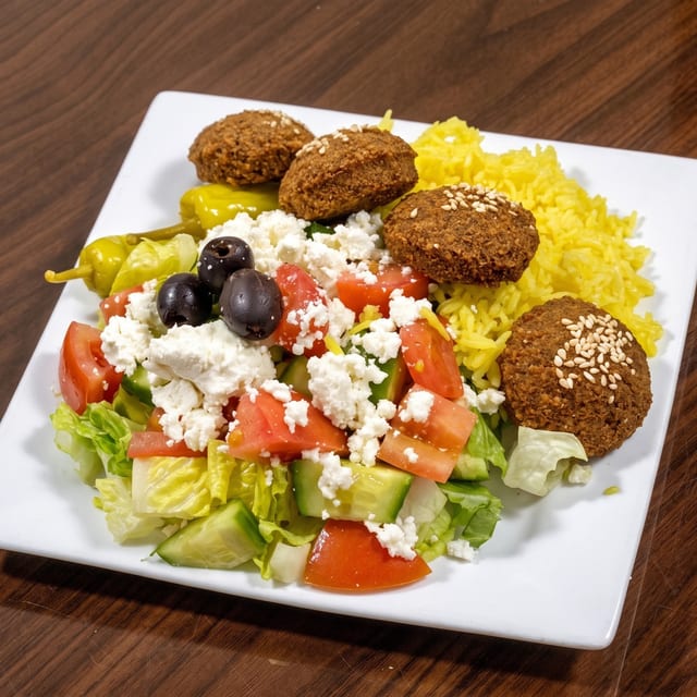 Falafel Plate.