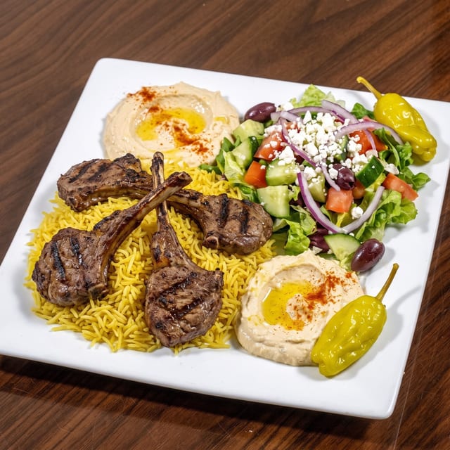 Lamb Chops Plate.