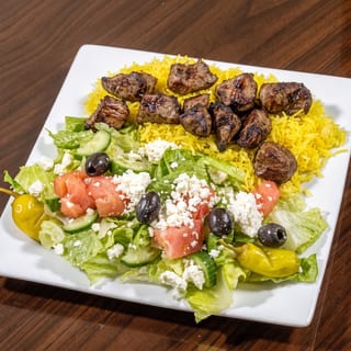 Lamb Kabob Plate