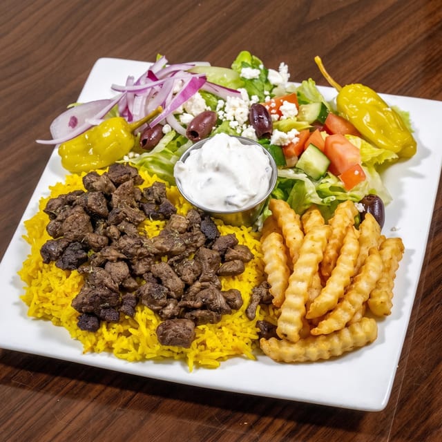 Lamb Shawarma Plate.